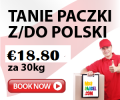 Tanie Paczki z NIEMIEC do POLSKI €18.80 za 30kg!